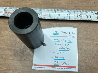 1990 Dodge ram D-350 - NP205 - 23 Spline Coupling Sleeve for transfer case - Image 1 of 4