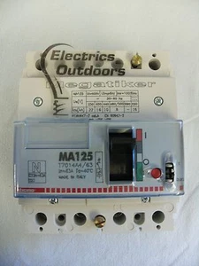 BTICINO 63 AMP 16kA FOUR POLE MCCB MEGATIKER MA125 T7014A4/63 HAGER HN125 - Picture 1 of 4