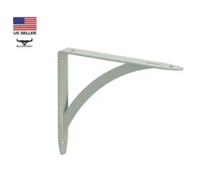 SINGLE Champagne Nickel 7" Elegante Shelf / Countertop Steel L Bracket - Picture 1 of 4