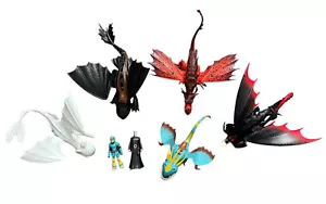 Lot Of 5 Dreamworks How To Train Your Dragon Figures - Picture 1 of 24