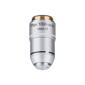 Lente de objetivo microscopio compuesto acromático plano AmScope 100X - Imagen 1 de 1