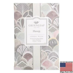 GREENLEAF Large Scented Envelope Sachet - Haven - 3 pack - Made In The USA - Picture 1 of 2