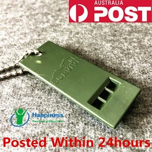 MOUNTAIN OUTDOOR SURVIVAL EMERGENCY HIKING CAMPING WHISTLE KEY CHAIN SAFETY - Picture 1 of 2