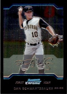 2004 Bowman Chrome Dan Schwartzbauer Baseball Cards #BDP49