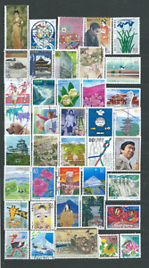 2 ) JAPAN  1994/2010  : ALBUM PAGE WITH DIFFERENT RECENT USED STAMPS - THEMATIC
