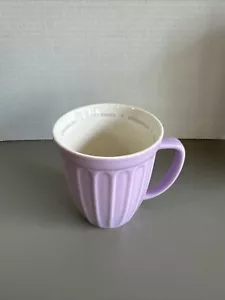 Starbucks 2006 lila Lavendel lila gerippt geriffelt geriffelt Keramik Kaffeebecher Tasse 16 Unzen - Bild 1 von 6