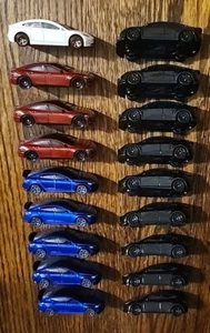 Hot Wheels & Matchbox Tesla Loose COLLECTOR LOT Of (18) Cars- MINT - Exact Shown - Picture 1 of 3