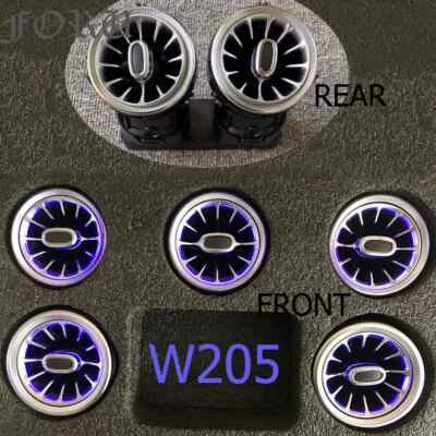 64 Colors Air Vent LED Ambient Light For Mercedes Benz W205 GLC X253 2018-2021 - Image 1 of 4