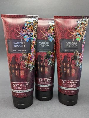Quantidade (3) Creme Corporal Bath & Body Works VAMPIRE BLOOD Ultimate Hydration 8 oz - Imagem 1 de 4