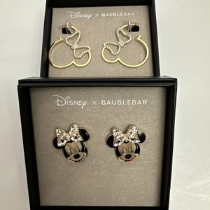 Disney x Baublebar Minnie Mouse Kristall Schleife Ohrring 2 Stück - Bild 1 von 15