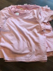 Gildan Toddler Pink Size 4t Tshirts Lot Of 10 Shirts New - Picture 1 of 2