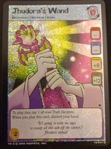Neopets TCG Base Set - Jhudoras Wand 18/234 - Rare Full Holo - NM 2003 - Picture 1 of 4