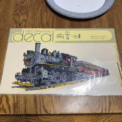 Calcomanía decorativa locomotora ferrocarril Strasburg #31 John Terry Studio 1973 rara Foto 1 de 4