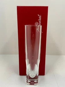 Florero Baccarat Francia Cristal Plutón Brote 7 pulgadas Firmado - Imagen 1 de 10