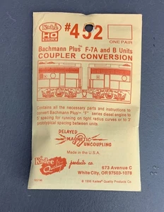 Kadee 452 HO-Scale Coupler Conversion Bracket (2) Bachmann-Plus F-7 A & B - Picture 1 of 2