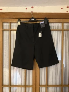 Ladies Shorts Size 8 M&S Black - Picture 1 of 12