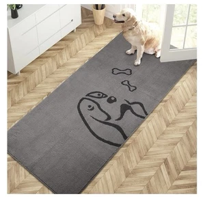 Dog Pet Door Mat Backdoor Mat Floor Rug Indoor Entrance Dirt Trapper 80 X 178 cm - Picture 1 of 8