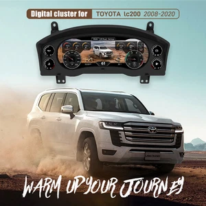 Panel de instrumentos LCD de 12,3 pulgadas para Toyota Land Cruiser LC200 2008-2020 - Imagen 1 de 7