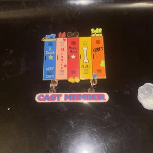 OLD Disney pin WDW Cast Member Locker Dangle SOLDOUT Mickey Minnie Pluto Goofy+ - Picture 1 of 1