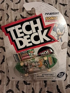 TECH DECK FINESSE 2025 SONIC the HEDGEHOG TAILS 96mm Fingerboard Neu! - Bild 1 von 2