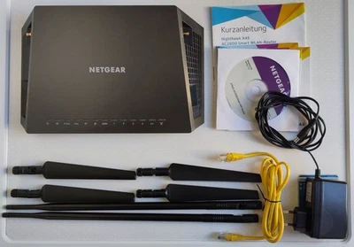 WLAN-Router Netgear Nighthawk X4S R7800 Booster-Antennen USB-Stick OpenWRT WiFi - Bild 1 von 4