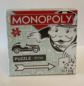 MONOPOLY 300 Pieces Jigsaw Puzzle - Hasbro - NEW & SEALED - Picture 1 of 3
