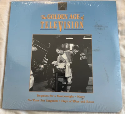 GOLDEN AGE OF TV: Marty Requiem Sergeants Wine & Roses Laserdisc unopened NR ! - Image 1 of 4