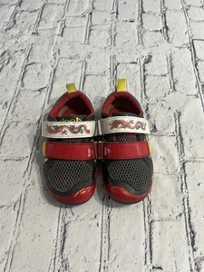 PLAE Kids TY Eco Red / Steel Sneaker ShoesSize US 8/EURO 24 - Picture 1 of 11