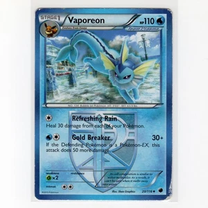 Pokémon TCG Vaporeon (Plasma) 20/116 BW Plasma Freeze Regular Card EN-HP 2013 - Picture 1 of 3