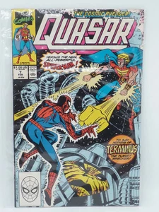 ANCIENNE BD COMICS SUPER HERO VO MARVEL THE COSMIC AVENGER! QUASAR- SPIDER-MAN! - Foto 1 di 5