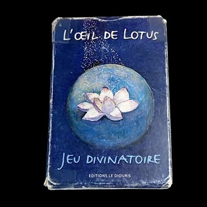 Jeu de cartes Divinatoire L’œil De Lotus 1999 EO Livret Divinatory card English - Picture 1 of 2