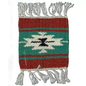 Maya Wool Southwest Design Coaster - 6" x 6" - FREE SHIPPING - Picture 1 of 1