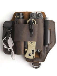 Men'S Casual Solid Color Designer Belt Bag, 2025 Fall Fanny Pack, Multi-Function - Picture 1 of 15