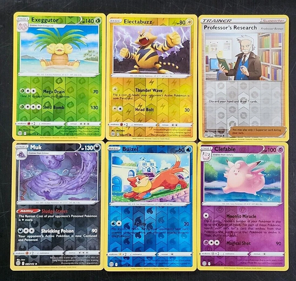Pokemon - Brilliant Stars REVERSE HOLO Foil Singles You Pick - Image 1 of 1