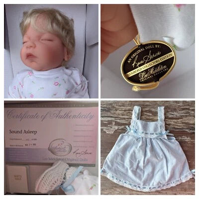 Nuevo Sound Asleep Reva Schick Lee Middleton Original muñeca bebé numerada vinilo certificado de autenticidad Foto 1 de 4
