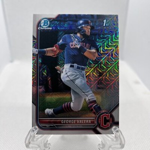 2022 Topps Bowman Chrome George Valera #BCP-22 Mojo Refractor Cleveland