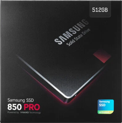 Samsung 850 PRO 512GB 2.5" SATA III SSD MZ-7KE512BW MZ-7KE512 solid state drive - Image 1 of 4