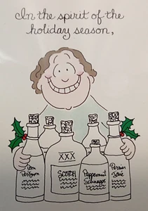 Vtg 1980s Dale Art Holiday Spirits 24 Party Invitations Recycled Paper Products - Picture 1 of 4