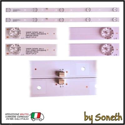 SONETH KIT 2 BARRE LED TV PER NORDMENDE 28" ND28S3000JSMART