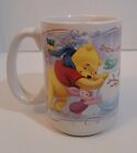 Disney Winnie the Pooh Coffee Mug Snow Day Time For Play Eeyore Piglet Winter