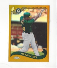 2002 Topps Chrome Baseball Gold Refractor Singles - You Choose