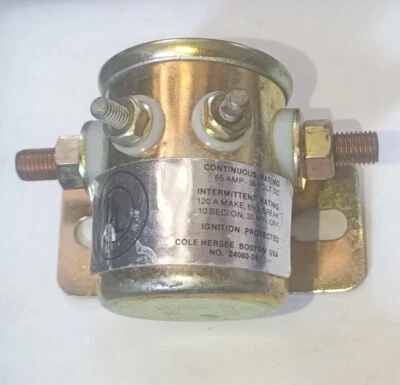 Interruptor de carro de golf COLE HEREE 24080-1 65 amperios continuo 15243 70904 Foto 1 de 2