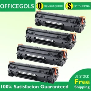 4pk CE285A Toner Cartridge for HP 85A LaserJet Pro P1102 P1102w M1212nf M1217nfw - Picture 1 of 4
