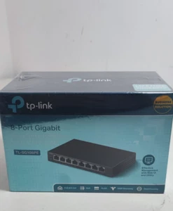 TP-Link TL-SG108PE 8-Port Gigabit Easy Smart Switch with 4-Port PoE Web-based - Photo 1/4