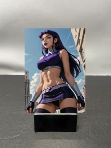 Blackfire Teen Titans Waifu Anime Custom Art Trading Card NSFW AVAILABLE W6449 - Picture 1 of 2