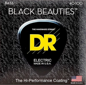 D.R Strings Black Beauty Bass Strings 40-100 - Picture 1 of 2