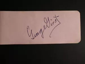 GEORGE GIVOT & GERTRUDE NIESEN SIGNATUREN AUS EINEM AUTOGRAMMALBUM 40er Jahre - Bild 1 von 4