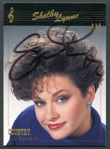SHELBY LYNNE SIGNED 1992 ACM COUNTRY CLASSICS CARD #82 COLLECT-A-CARD MUSIC