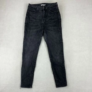 FOREVER21 Skinny Denim Jeans Women's 28 Black 5-Pocket High Rise Cotton Blend - Picture 1 of 8