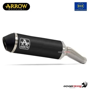 Arrow Urban Dark Aluminum Counterpart Exhaust for 2021 Kymco AK550> - Picture 1 of 8